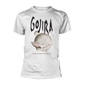 Gojira Unisex Adult Whale From Mars Natural T-Shirt / White